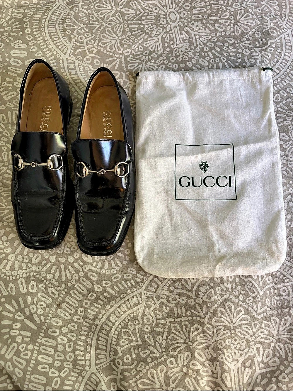 Women’s Gucci Horsebit Loafer Black Loafers - Size 7.5